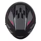 Cassida Jet Tech RoxoR Motorradhelm schwarz matt/weiß/rot/grau - L(59-60)