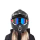 Motocross-Brille RedBull Spect Whip, blau matt, spiegelblaues Plexiglas