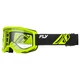 Kinder-Motocross-Brille Fly Racing Focus Youth - červená/černá, čiré plexi - černá/hi-vis, čiré plexi