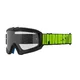 Alpinestars Vision Youth Kinder Motocrossbrille - Corp černá, čiré plexi - Hollow černá antracit/žlutá fluo, čiré plexi