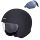 Motorradhelm W-TEC Valkorne Noir - mattschwarz