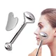 Massage Metall Set Gesichtsrolle und Gua Sha inSPORTline Comesta Set