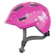 Kinderfahrradhelm Abus Smiley 3.0 - Purple Star - Rosa Schmetterling