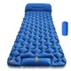 Aufblasbare Isomatte mit integrierter Pumpe inSPORTline Soultea 190x60x6 cm - blau - blau
