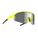Tripoint Lake Victoria Kleine Sport-Sonnenbrille - Transparent Neon Yellow Smoke Cat.3