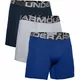Boxerky Under Armour Charged Cotton 6in 3 Pack - Mod Gray Medium Heather - Royal