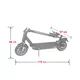 W-TEC Lambreto Max III 700W 10" Elektro-Scooter