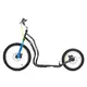 Der Tretroller Yedoo Mezeq Disc New - rot-schwarz - blau-grau