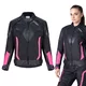 W-TEC Durmana Damen-Motorradjacke - schwarz-rosa