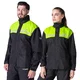 W-TEC Rinstop Motorrad-Regenjacke - schwarz-fluo - schwarz-fluo