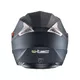W-TEC Putta Motorrad-Helm - schwarz matt