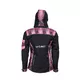 Damen Softshell Motorradjacke W-TEC NF-2781 - schwarz-rosa
