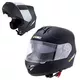 Klappbarer Motorradhelm W-TEC V270 - schwarz - mattschwarz