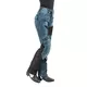W-TEC Bolftyna Damen Motorradjeans - blau-schwarz