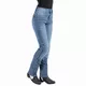 W-TEC Lustipa Damen Motorradjeans - blau