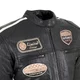 W-TEC Sheawen Lady Damen-Leder-Motorradjacke - schwarz