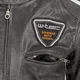 W-TEC Buffalo Cracker Herren-Leder-Motorradjacke - brown-grau