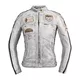Damen Leder Motoradjacke W-TEC Sheawen Lady White New - weiß - weiß
