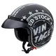 W-TEC Café Racer Motorradhelm - 3Ways Surf - Vintage Stock