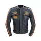 Herren Ledermotorradjacke W-TEC Sheawen Antique - schwarz - schwarz