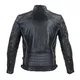 W-TEC Makso Herren Lederjacke - schwarz mit Patches