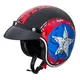 W-TEC Café Racer Motorradhelm - 3Ways Surf - Big Star