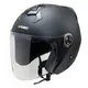 W-TEC YM-623 Motorradhelm - Matt Black-Bronze - Pure Matt Black