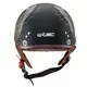 W-TEC Black Heart Longroad Retrohelm - Wings Skull