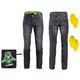 Herren Motorad Jeans W-TEC Oliver - schwarz - schwarz