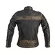 W-TEC Kusniqua Leder Motorradjacke - vintage schwarz