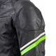 W-TEC Montegi Leder Motorradjacke - mattschwarz