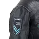 W-TEC Losial Leder Motorradjacke - schwarz