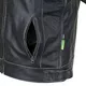 W-TEC Losial Leder Motorradjacke - schwarz