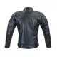 W-TEC Losial Leder Motorradjacke - schwarz