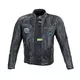 W-TEC Losial Leder Motorradjacke - schwarz