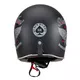 W-TEC Black Heart Retron Motorradhelm mit Dalhart Schutzbrille - Angerwheel Black