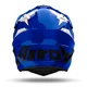 Moto Helm Airoh Commander 2 Reveal glänzend blau