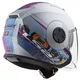 Motorradhelm LS2 OF570 Verso Spring Matt Silber Blau - L(59-60)