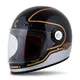 Cassida Fiber Jawa Sport Motorradhelm Schwarz/Silber/Gold - XS (53-54)