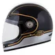 Cassida Fiber Jawa Sport Motorradhelm Schwarz/Silber/Gold - XS (53-54)