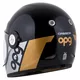 Cassida Fiber OPG Motorradhelm Schwarz/Gold/Silber - L(59-60)