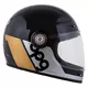 Cassida Fiber OPG Motorradhelm Schwarz/Gold/Silber - L(59-60)