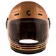 Cassida Fiber Super Hooligan Motorradhelm Schwarz/Metallic Kupfer/Grau - L(59-60)