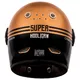 Cassida Fiber Super Hooligan Motorradhelm Schwarz/Metallic Kupfer/Grau - L(59-60)