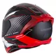 Motorradhelm Cassida Aero Drome schwarz perlmutt/rot/weiß/grau
