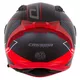 Motorradhelm Cassida Aero Drome schwarz perlmutt/rot/weiß/grau