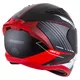 Motorradhelm Cassida Aero Drome schwarz perlmutt/rot/weiß/grau