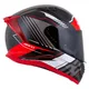 Motorradhelm Cassida Aero Drome schwarz perlmutt/rot/weiß/grau