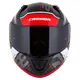 Motorradhelm Cassida Aero Drome schwarz perlmutt/rot/weiß/grau