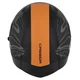 Cassida Orbit Multivers Motorradhelm schwarz matt/orange/grau/weiß